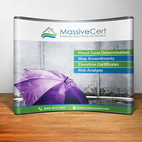 Designs | Design a killer booth for a Flood Disaster support company ...