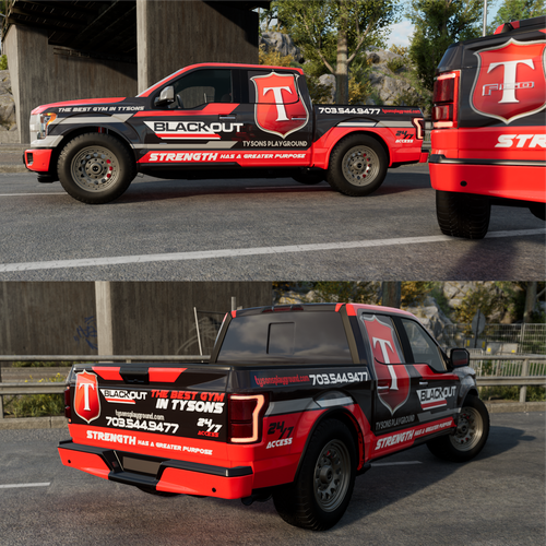 Kick-ass design for kick ass training facility! Design by TANSA ART