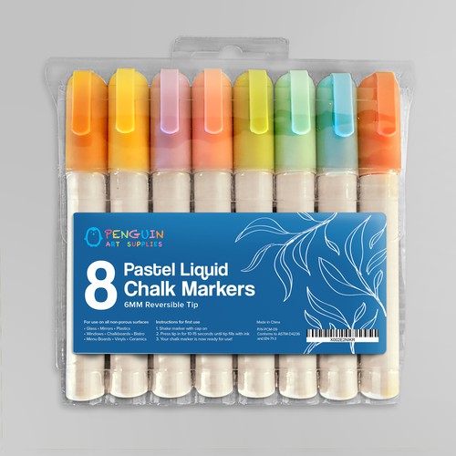 Pastel Liquid Chalk Markers