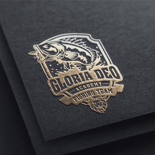Gloria Deo Bass Fishing Team Logo Ontwerp door Deel DL