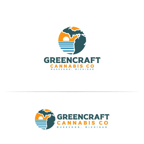 Brand Logo for craft cannabis grow in Michigan. Design by antesofte ✌