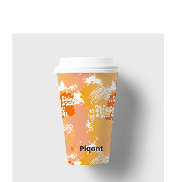 Design realizzato da ash00 Designs intitolato "Bold print for coffee cup "