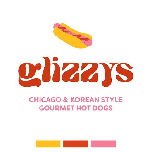 Glizzys Hotdogs Design by Stellar Design Co.