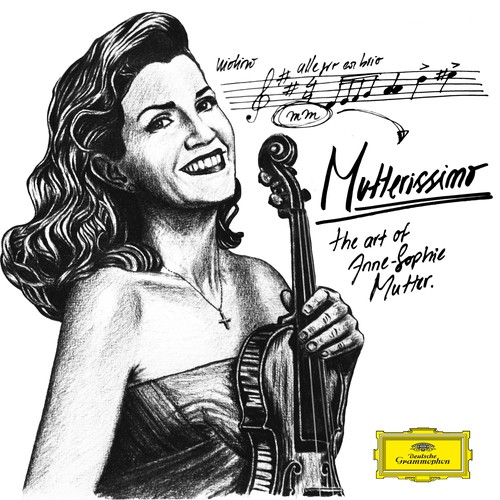 Illustrate the cover for Anne Sophie Mutter’s new album Ontwerp door alemrqz1