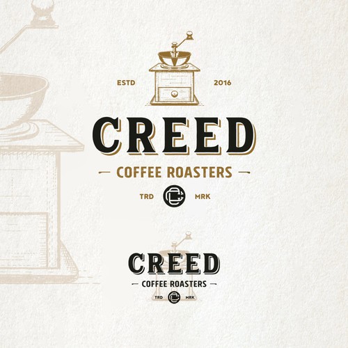 Creed Coffee Roasters need a new logo! Design by pswizzard