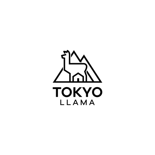Outdoor brand logo for popular YouTube channel, Tokyo Llama Design by Pixelmod™