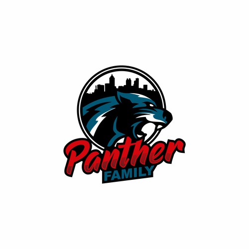 Basketball Logo for Team 'Panther Family' - Your Winning Logo Featured on Major Sports Network-ontwerp door Zamzami