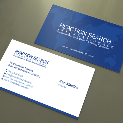 Create a new Business Card design for an Executive Search Company Design réalisé par An'