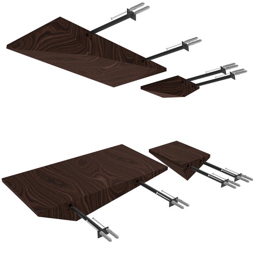 Productdesign for manufacturing a modern and minmal wall-mounted cat shelf and stairs Design by Iztok, Ivana (IZ+IV)