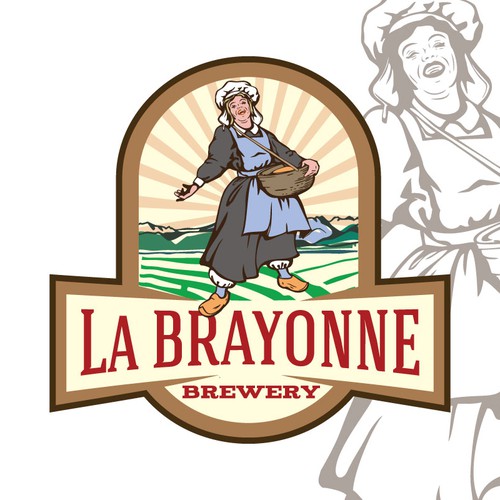 La Brayonne beer tag Design by Freshinnet