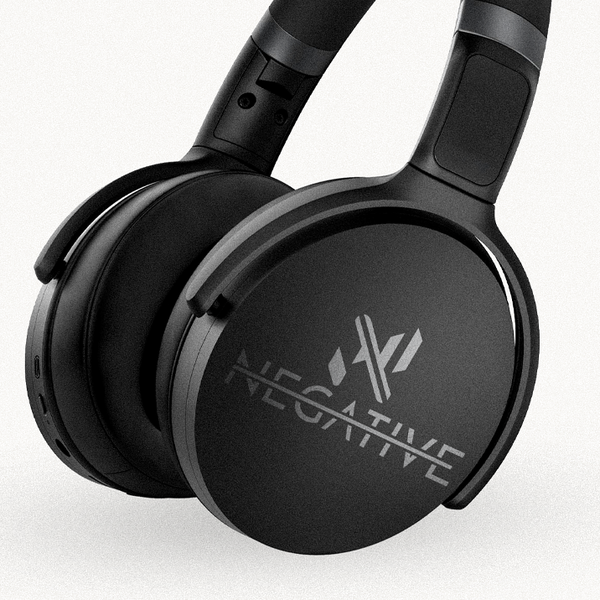 Negative - Headphone brand Logo Design