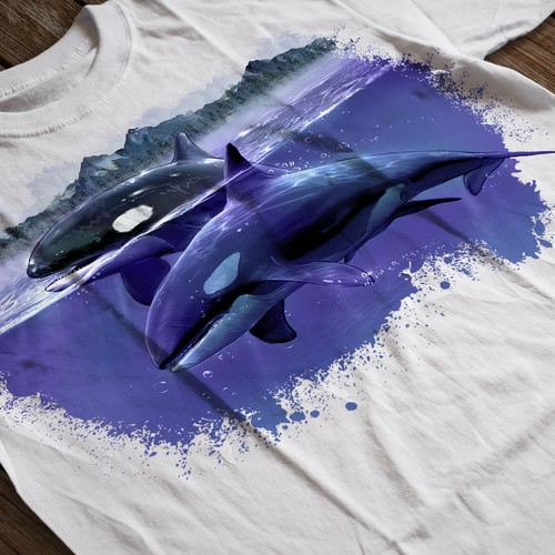 Orca - Also known as the Killer Whale Design por JACK - Fstudio