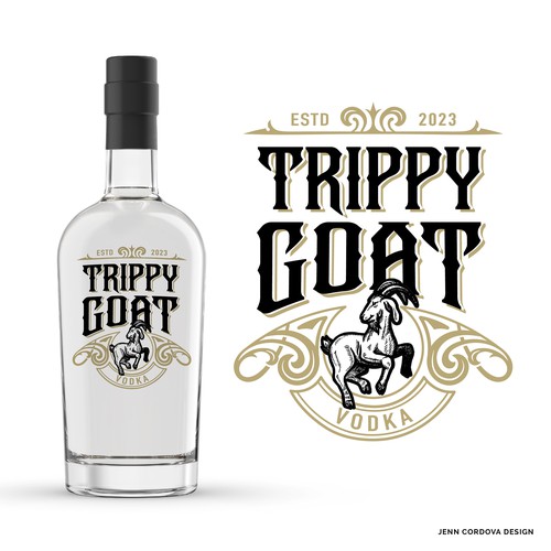 New Vodka Brand Logo Design Design by JennCordovaDesign