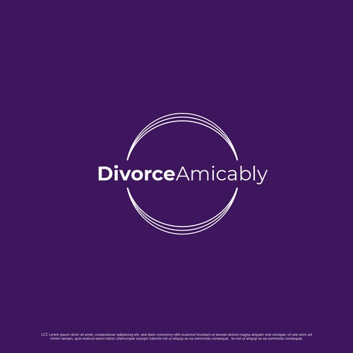 Logo for a new, healthy way for reasonable people to divorce Design by JorgeFranco™