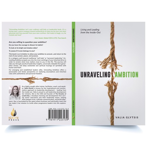 Create a cover for a book about leadership and unraveling your ambition! Design by AS Cover Arts