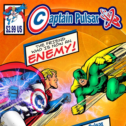 Captain Pulsar First Edition Comic Concept Design by Jason Moser