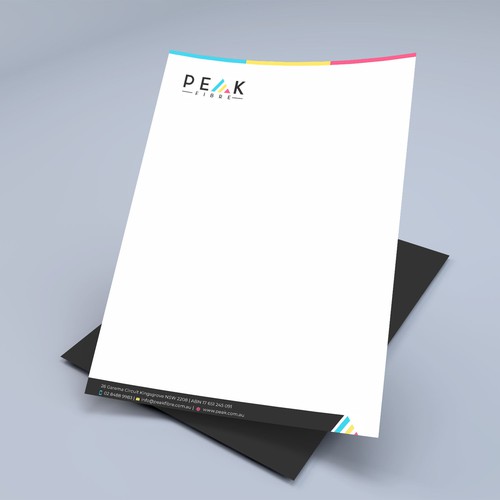 Creative, slick, professional Stationary for New Brand - Peak Fibre - Design by Xclusive16