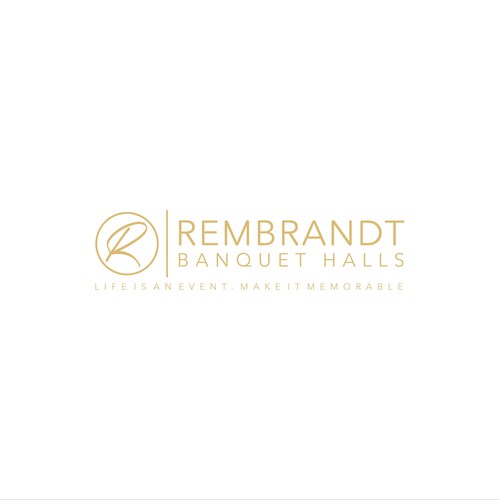 Visually appealing modern logo/font face for our contemporary industrial banquet hall Réalisé par UMI.HAMASAH