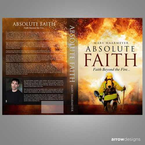 Inspirational Book Cover "Absolute Faith" Design by Arrowdesigns