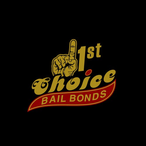 logo 99designs mockup contest Logo logo for design Choice  1st Bail Bonds