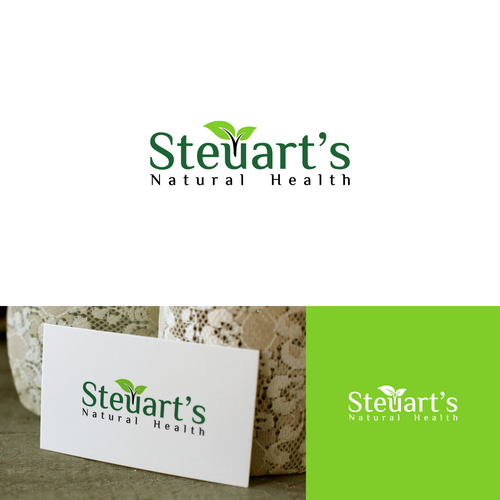 "Steuart's Natural Health" New Logo Design by Salman♥