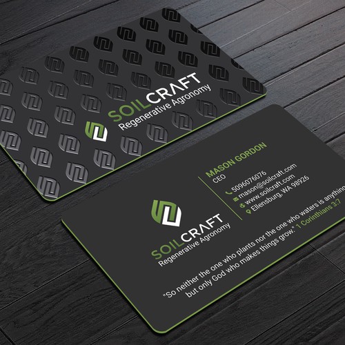 Designs | Soilcraft Business Cards | Business card contest