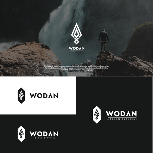 Design a Runic / Rune inspired logo for 'WODAN' an outdoor survival company Design by jiwayngsama