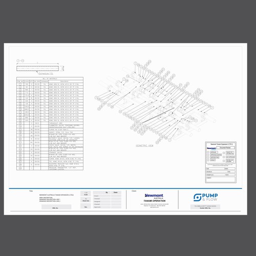 Title block for technical drawings Design von TheDreamCity