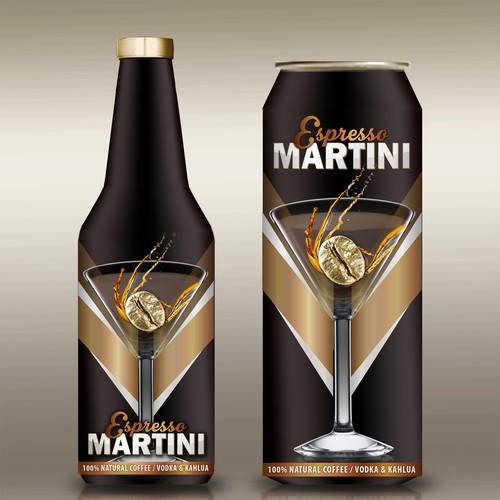 Logo / Product Design for new Espresso Martini beverage Design by Anna_lviv