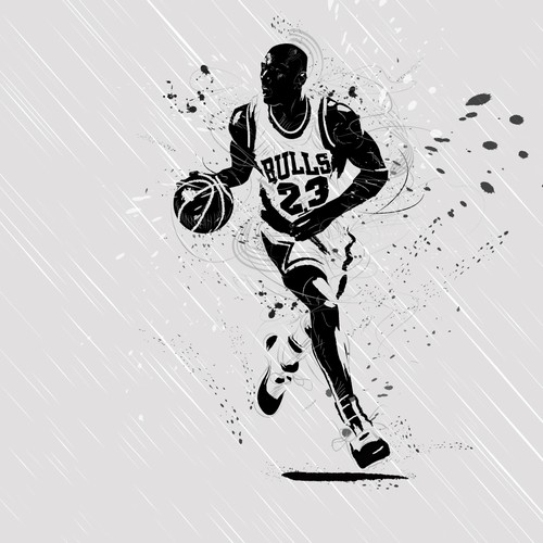 silhouette of an athlete Design by kesab