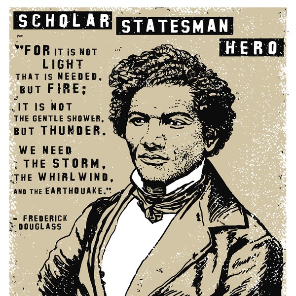 Inspirational POSTER DESIGN with public figures quotes illustration