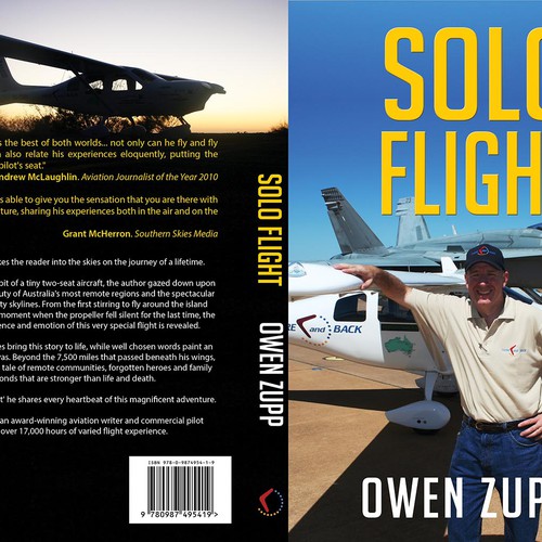 Design di Solo Flight. Design an awesome book cover that captures the adventure of flight. di LilaM