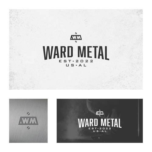 Rustic and rugged logo needed for new metal fabrication company Design by Tarek Salom