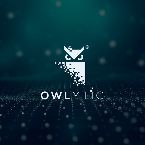 Logo for the Benchmark Audit Software StartUp Owlytic Design von CANS