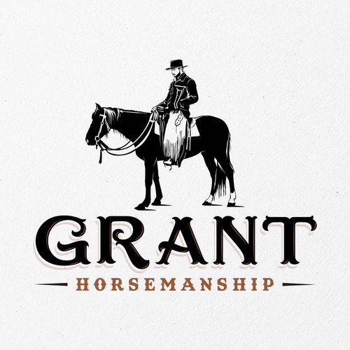 Logo for horse training business in Montana Design réalisé par Lost&Found