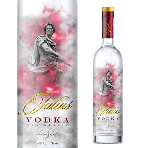 Label design for new vodka Brand Design réalisé par LucaToni