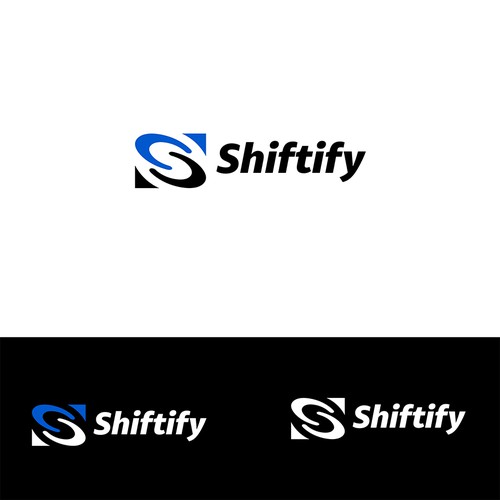 Minimalist and modern logo design for modern work shift management application Design by Devedi