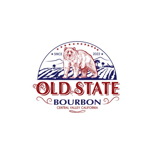 Logo design for a new Bourbon Whiskey company. Design by ZOM