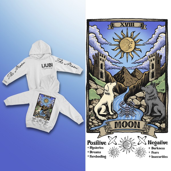 Design by Lssc.id titled "Moon Illustration"