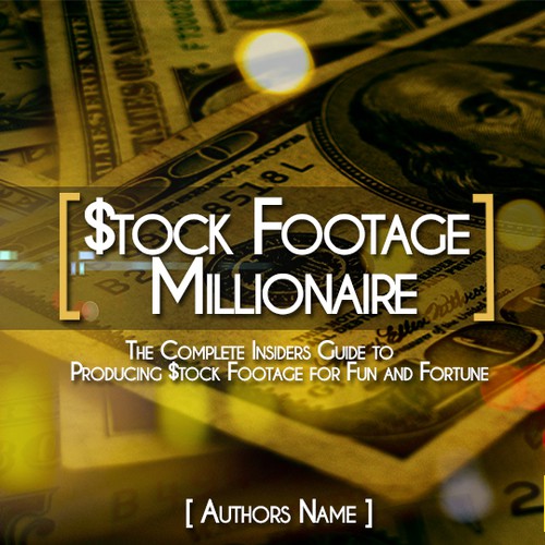 Eye-Popping Book Cover for "Stock Footage Millionaire" Réalisé par iamGrv