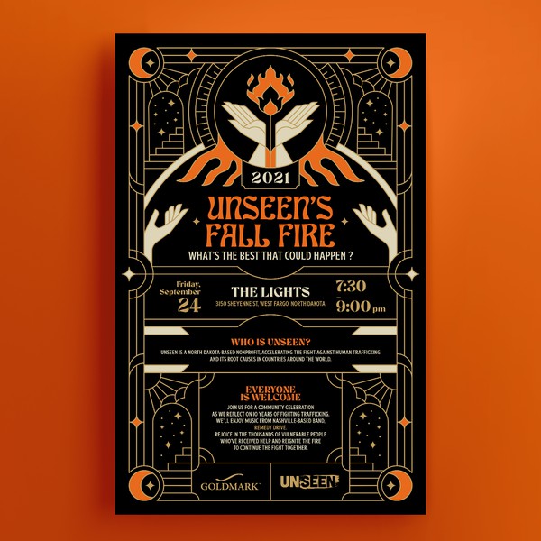 Unseen's Fall Fire Poster