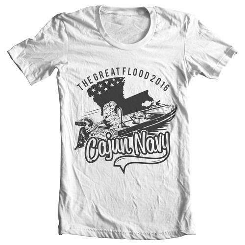 Louisiana flood victims charity shirt design. help raise money for  victims!!!, T-shirt contest