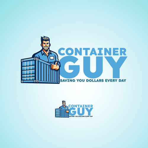 Container Guy - logo for new Australian ecommerce brand Design by Graphix Surfer