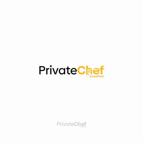 Logo for private chef platform Design by L A T O