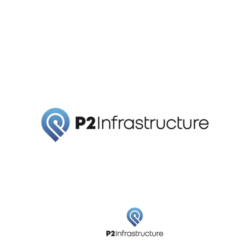 Design P2 Infrastructure Logo Design di simolio