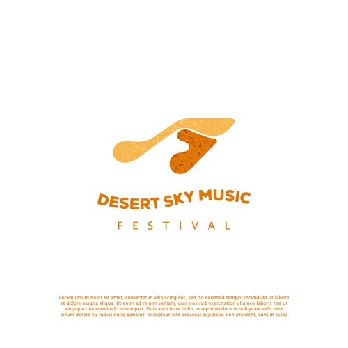 Desert Sky Music Festival Design by edwinshab