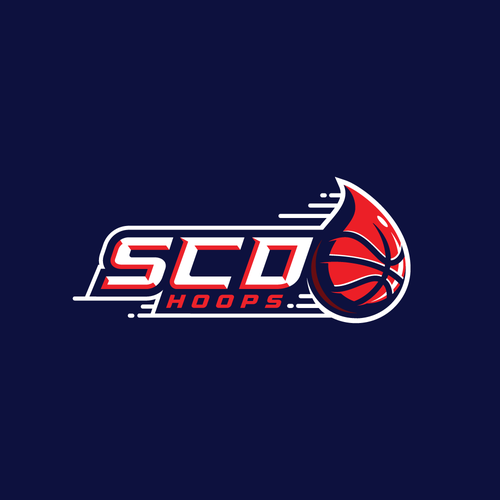 Basketball Logo for Team 'SCD Hoops' - Your Winning Logo Featured on Major Sports Network Design by struggle4ward