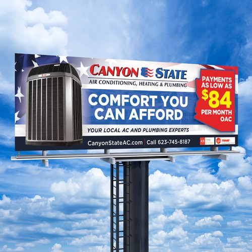 Design An Eye-Catching Billboard For An HVAC Company Design réalisé par SoftSkills