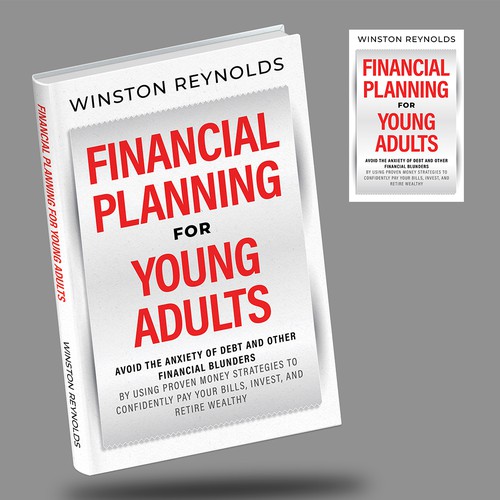 Unique finance book cover that appeals to young adults Design by EXedits