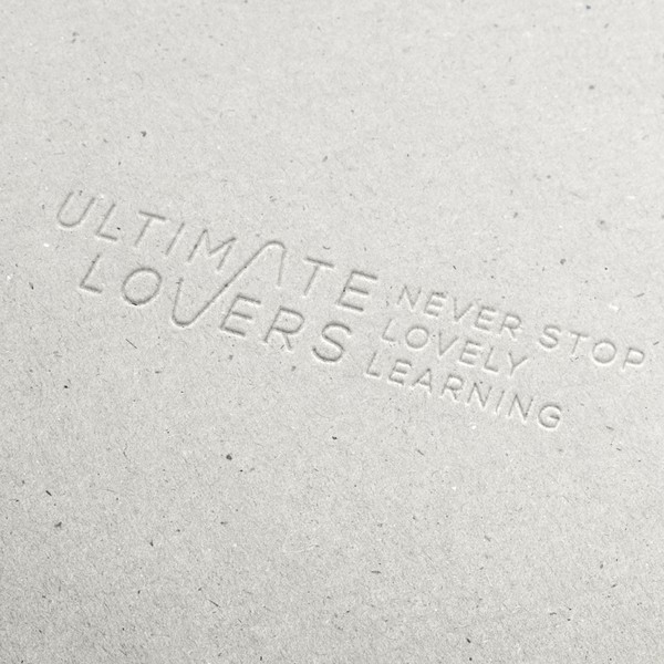 Design by colorato titled "Word mark for Ultimate Lovers"